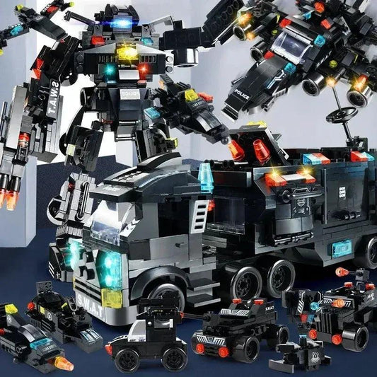  Lego Compatible Building Blocks SWAT Police Station Kit -  ToylandEU™