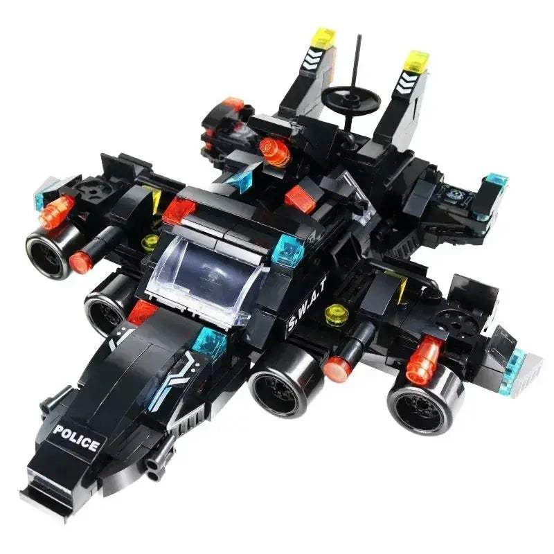Lego Compatible Building Blocks SWAT Police Station Set For Kids - ToylandEU