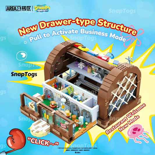  Lego Compatible Building Blocks Set SpongeBob Licensed -  ToylandEU™