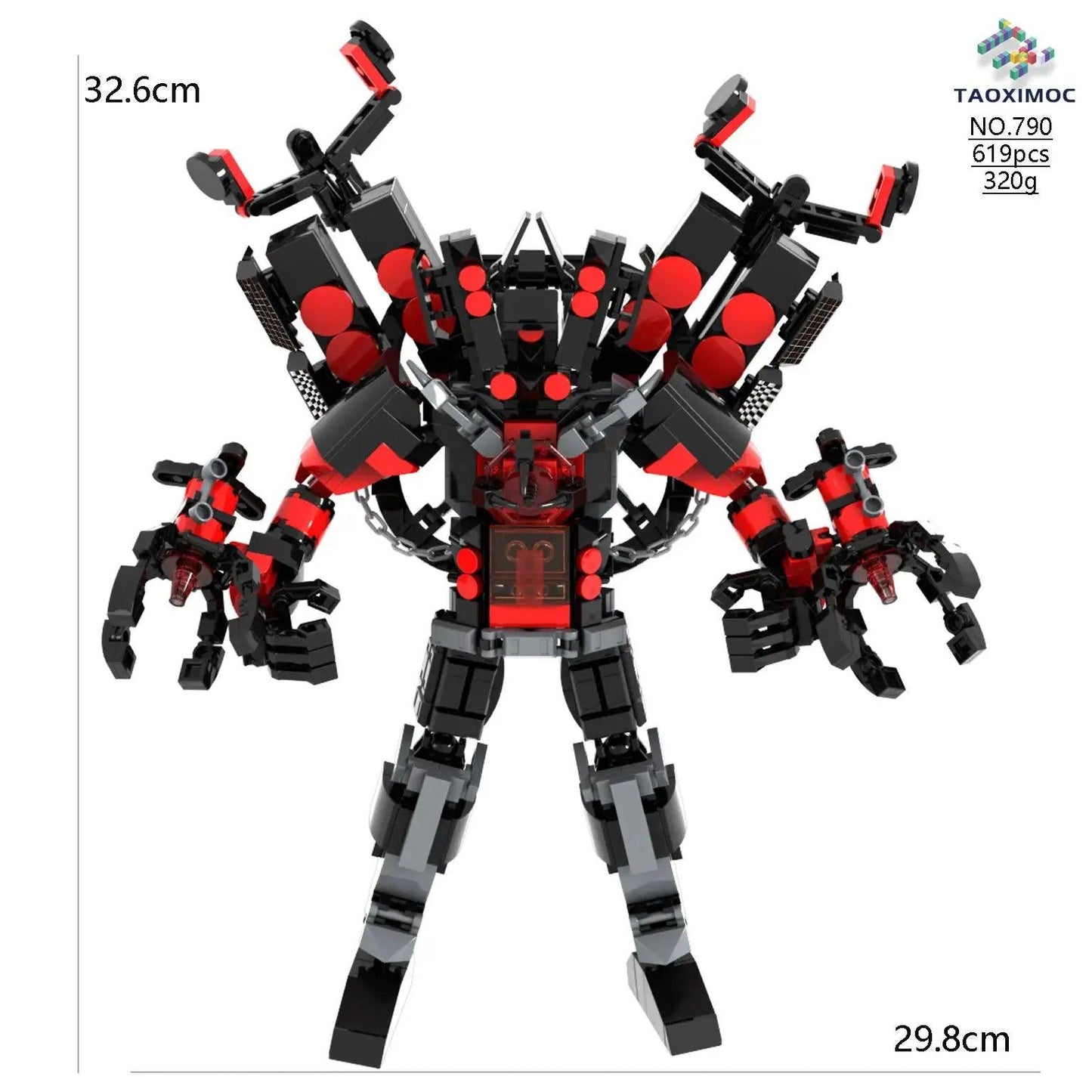  Lego Compatible Building Blocks Skibidi CE Certified -  ToylandEU™