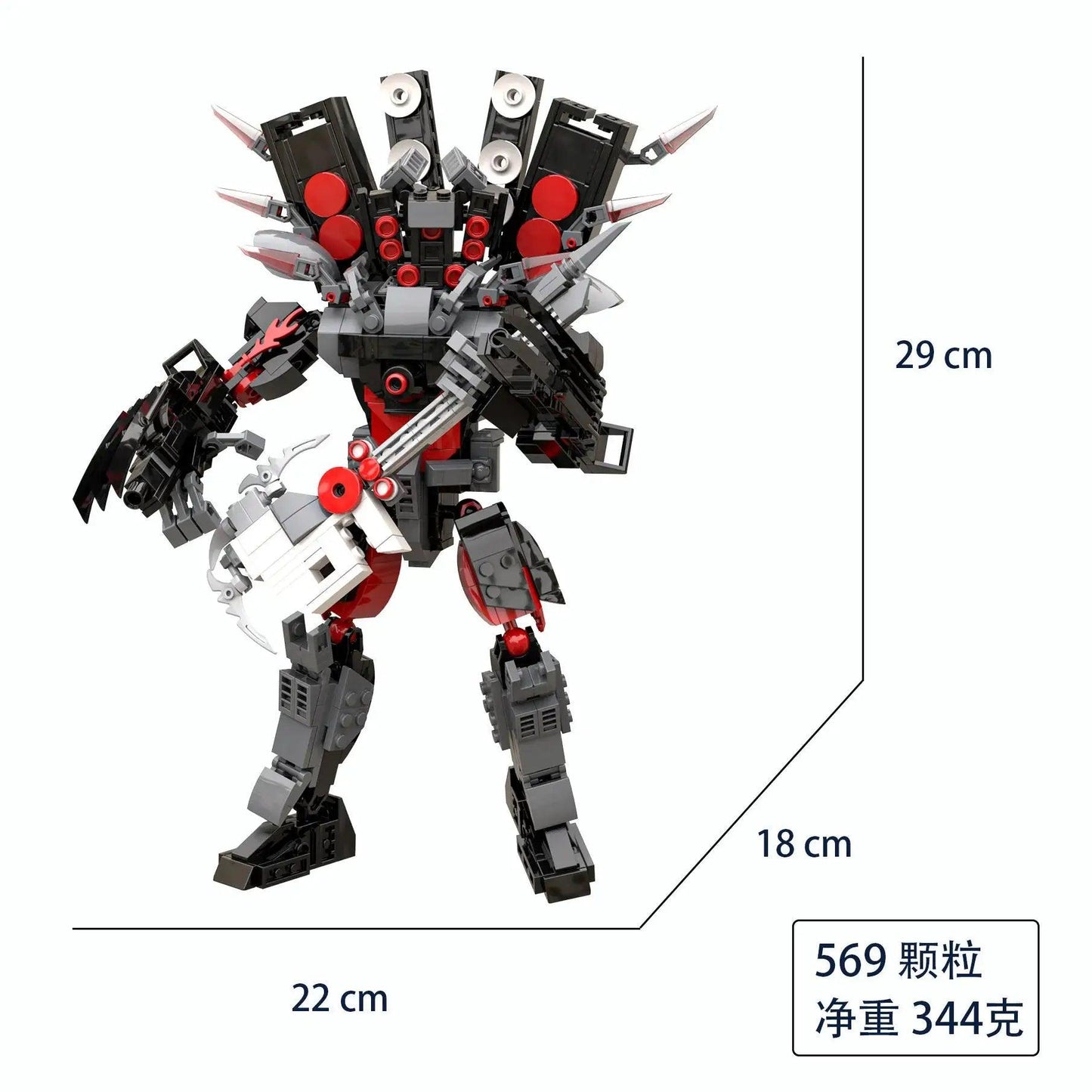 Lego Compatible Building Blocks Skibidi CE Certified -  ToylandEU™