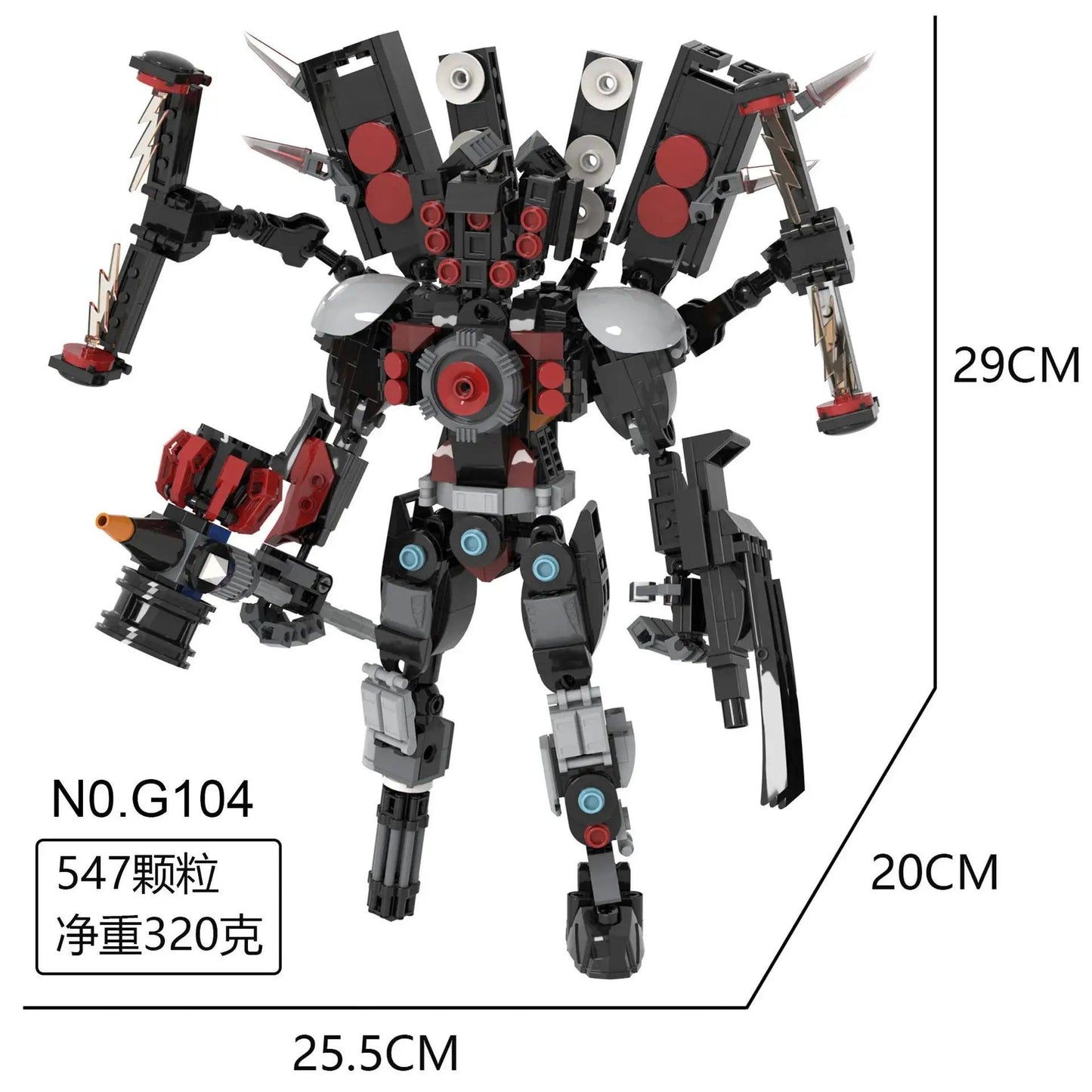  Lego Compatible Building Blocks Skibidi CE Certified -  ToylandEU™