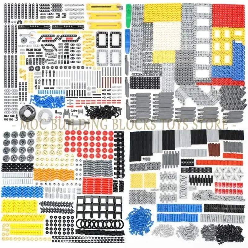 Lego Compatible Building Blocks Tech Set For Cars And Motorcycles - ToylandEU