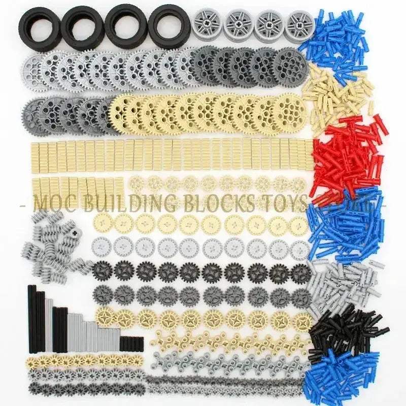 Lego Compatible Building Blocks Tech Set For Cars And Motorcycles - ToylandEU