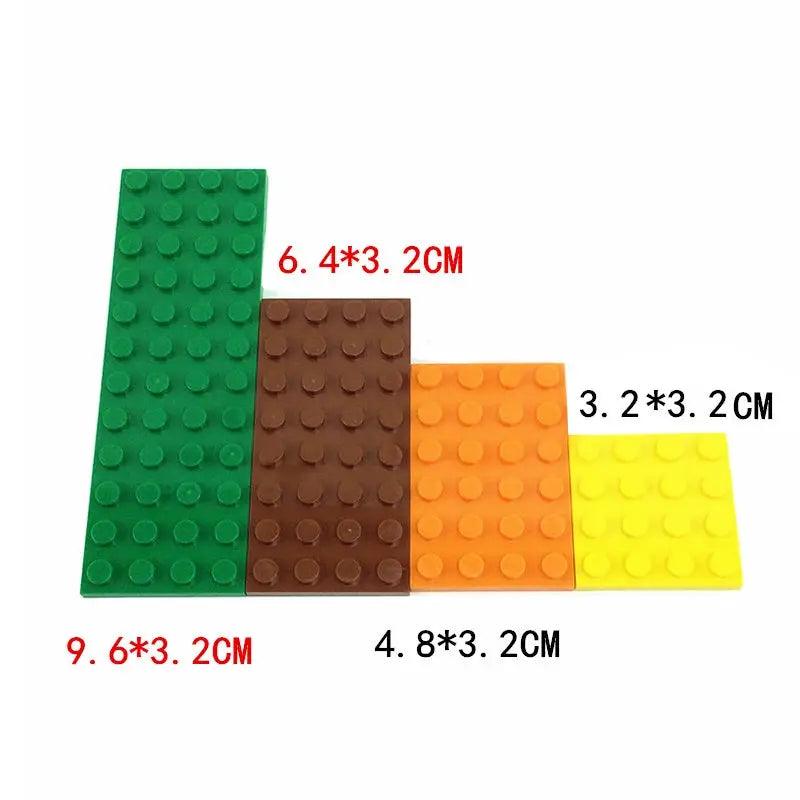  Lego Compatible Building Blocks Thin 4x10 Learning -  ToylandEU™