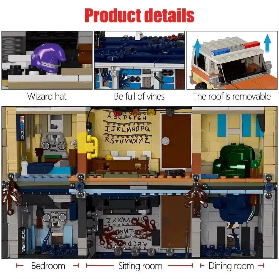  Lego Compatible Building Blocks Upside Down Kit Horror -  ToylandEU™