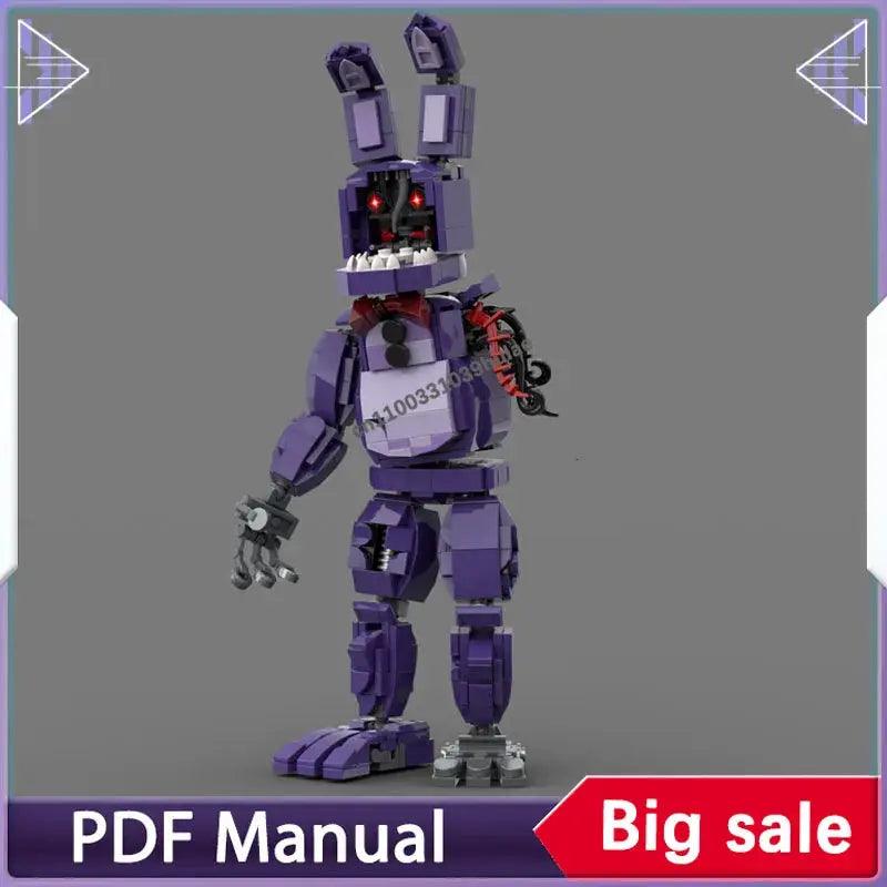  Lego Compatible Building Blocks Withered Bonnie -  ToylandEU™