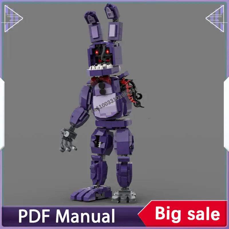  Lego Compatible Building Blocks Withered Bonnie -  ToylandEU™