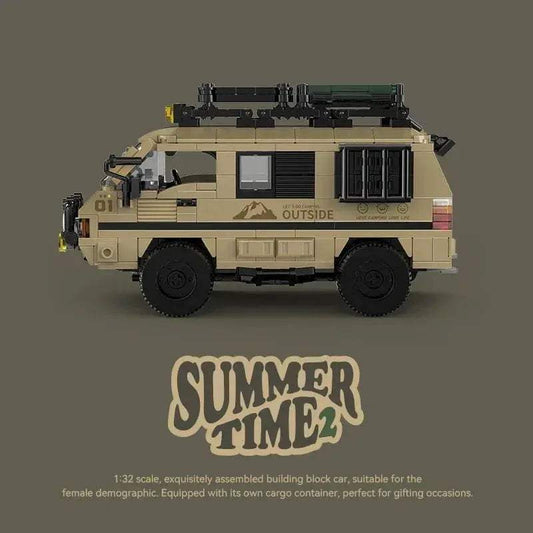 489PCS Camper Building Blocks City Passenger Truck Van Model Bricks Set With Display Box Kids Educational DIY Toy Holiday Gifts - ToylandEU