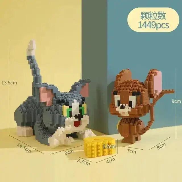  Lego Compatible Cat and Mouse Building Blocks Set Kids -  ToylandEU™