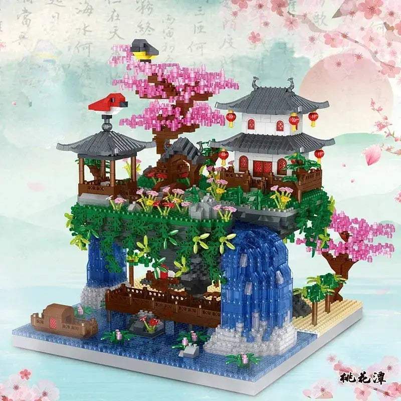 Lego Compatible Cherry Blossom Building Blocks Kit For Creative Architecture - ToylandEU