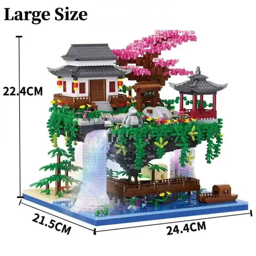 Lego Compatible Cherry Blossom Building Blocks Kit For Creative Architecture - ToylandEU