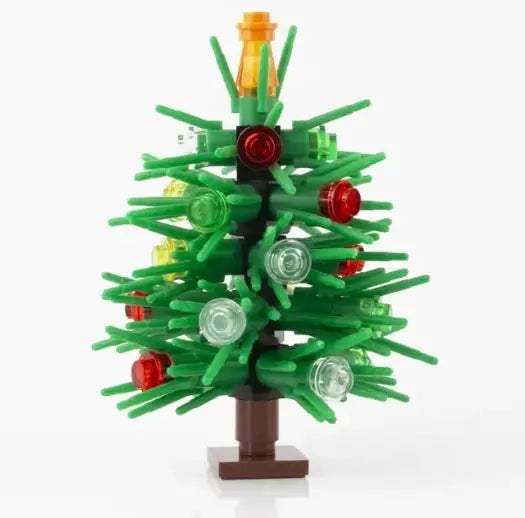 MOC City Plant Building Blocks Accessories Flower Leaves Prickly Shrubs Pine Green Grass Clover Orange Tree Mini DIY Toys F026 - ToylandEU