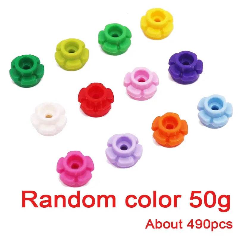 MOC City Plant Building Blocks Accessories Flower Leaves Prickly Shrubs Pine Green Grass Clover Orange Tree Mini DIY Toys F026 - ToylandEU