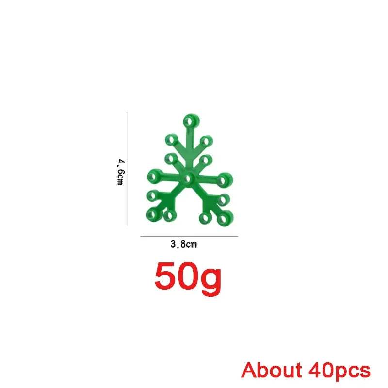 MOC City Plant Building Blocks Accessories Flower Leaves Prickly Shrubs Pine Green Grass Clover Orange Tree Mini DIY Toys F026 - ToylandEU