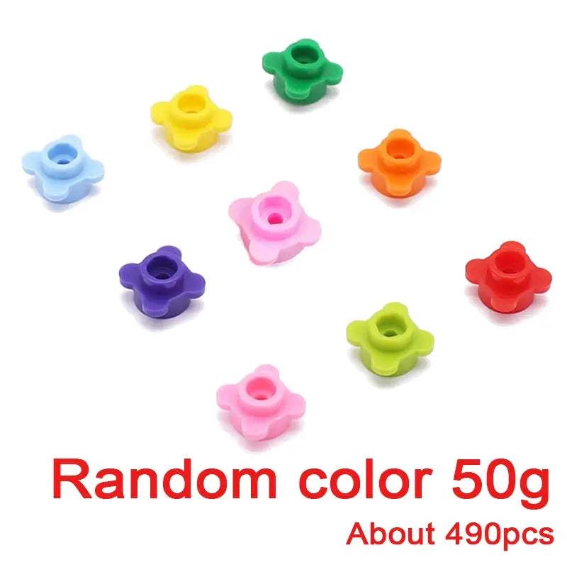 MOC City Plant Building Blocks Accessories Flower Leaves Prickly Shrubs Pine Green Grass Clover Orange Tree Mini DIY Toys F026 - ToylandEU