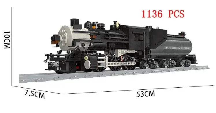 Lego Compatible City Train Set Building Blocks With Tracks - ToylandEU