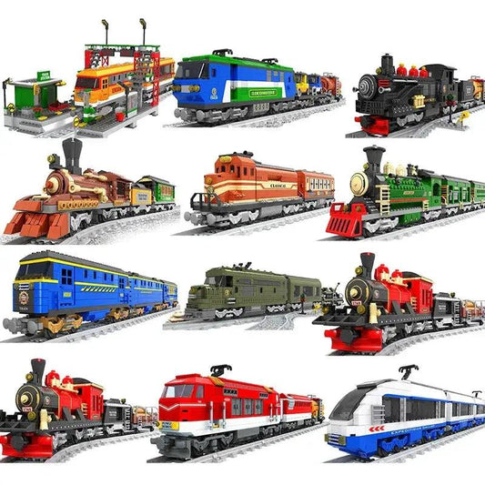  Lego Compatible City Train Set With Tracks -  ToylandEU™