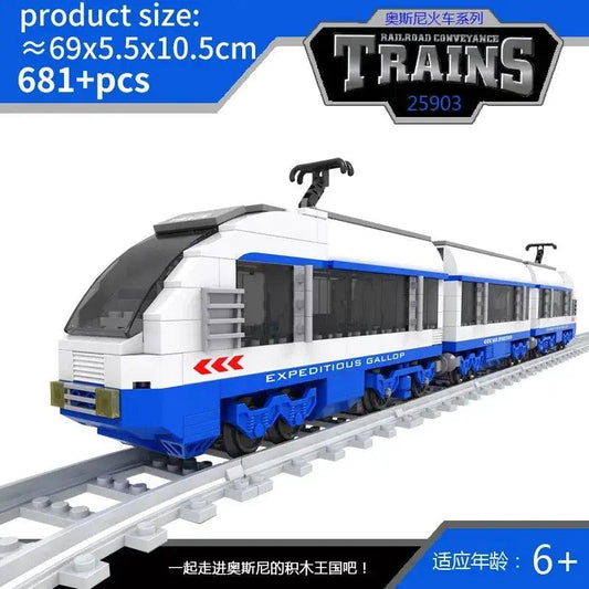  Lego Compatible City Train Set With Tracks -  ToylandEU™