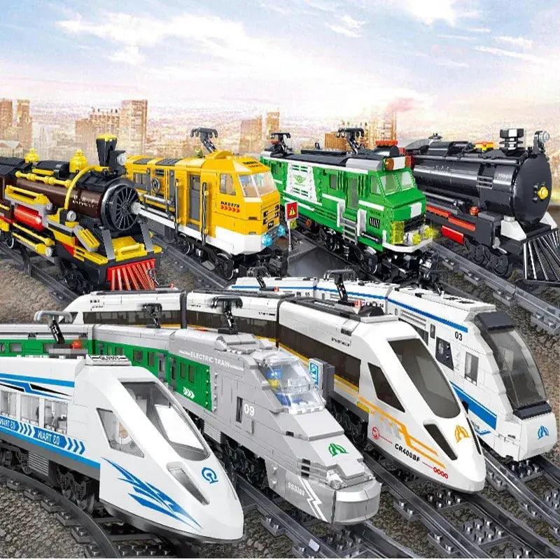  Lego Compatible City Train Set With Tracks -  ToylandEU™