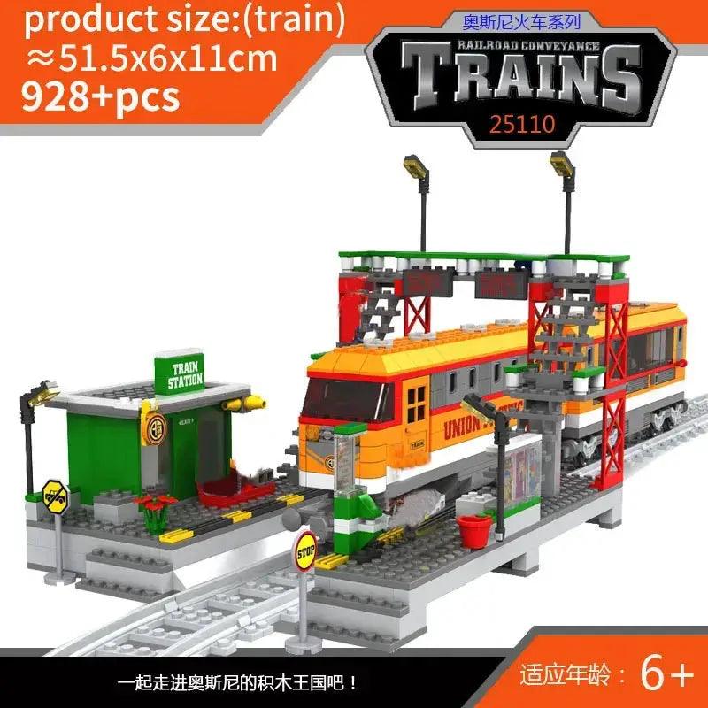  Lego Compatible City Train Set With Tracks -  ToylandEU™