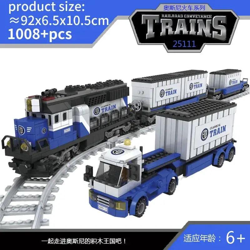  Lego Compatible City Train Set With Tracks -  ToylandEU™