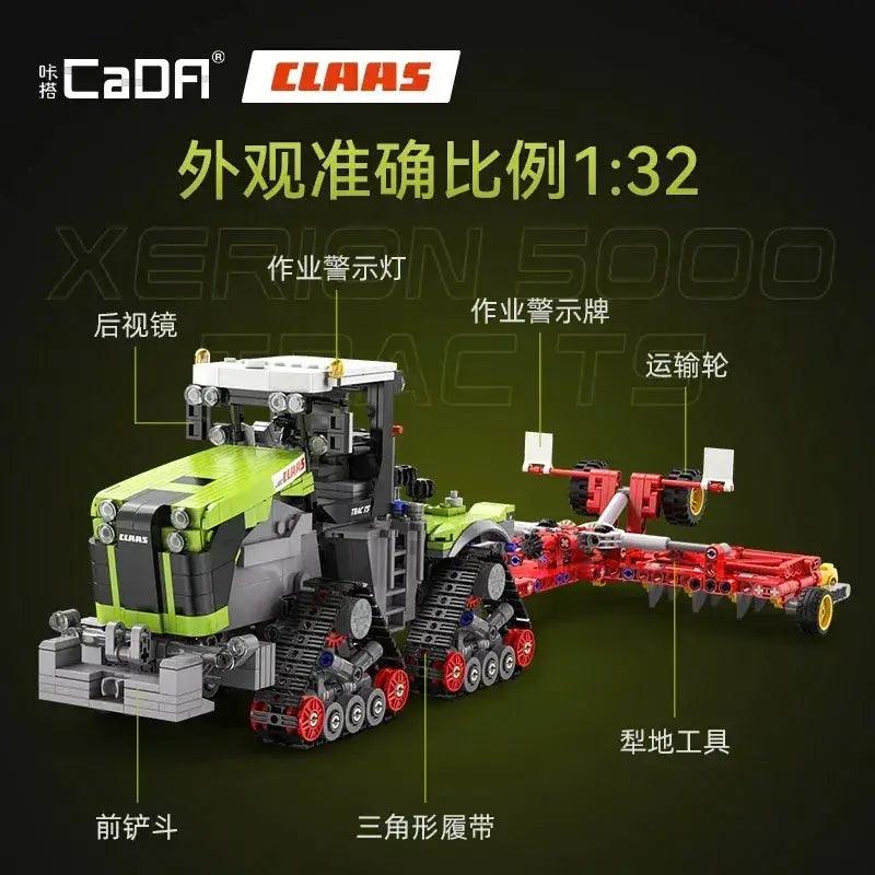  Lego Compatible Claas Tractor Building Blocks Set 1336 Pcs -  ToylandEU™