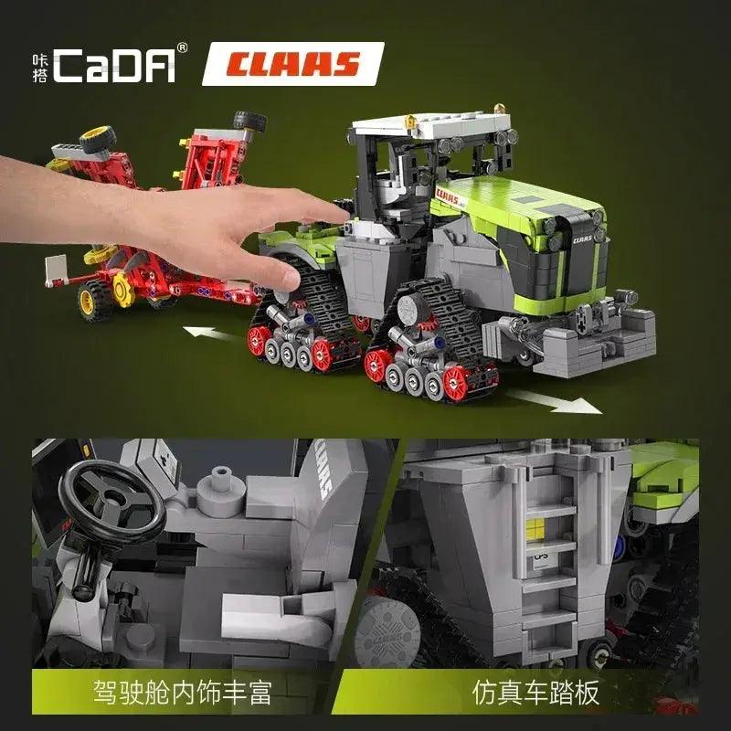  Lego Compatible Claas Tractor Building Blocks Set 1336 Pcs -  ToylandEU™