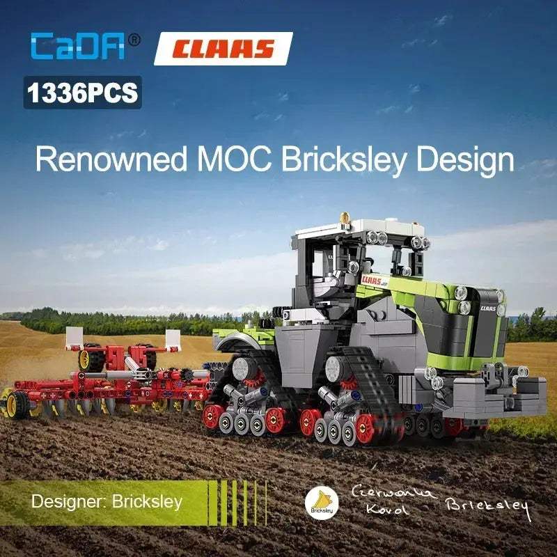  Lego Compatible Claas Tractor Building Blocks Set 1336 Pcs -  ToylandEU™