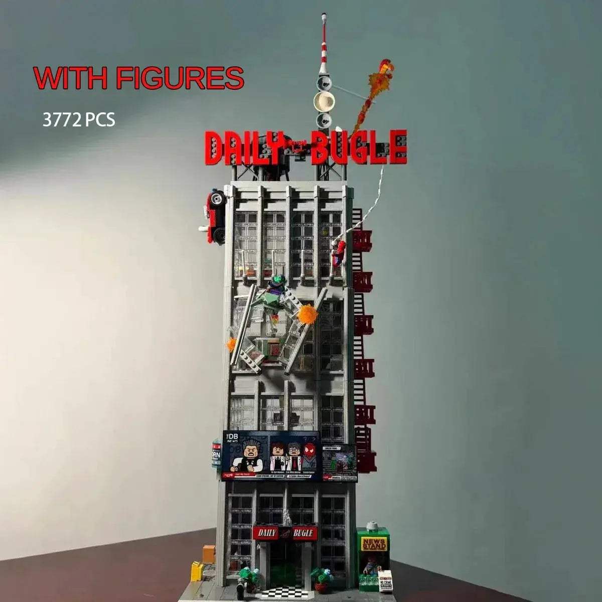 Lego Compatible Daily Bugle Building Blocks With Light - ToylandEU