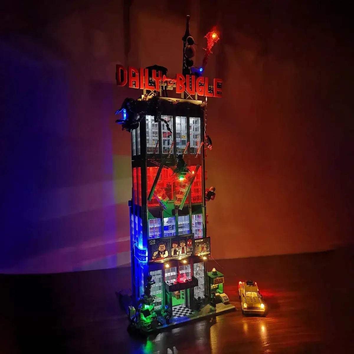 Lego Compatible Daily Bugle Building Blocks With Light - ToylandEU
