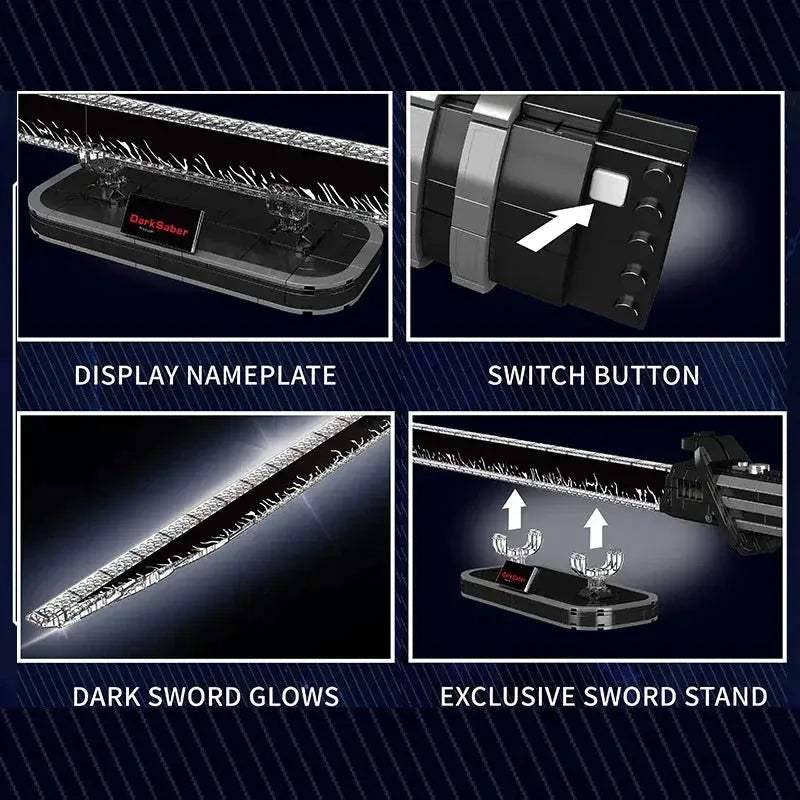 Lego Compatible Darksaber Light Up Building Block Set For Kids - ToylandEU