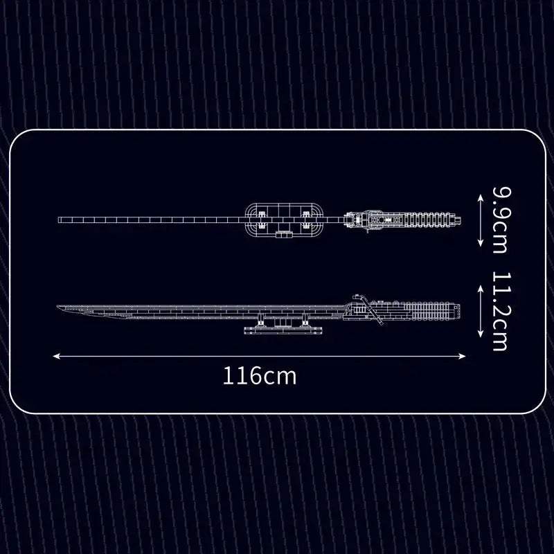 Lego Compatible Darksaber Light Up Building Block Set For Kids - ToylandEU