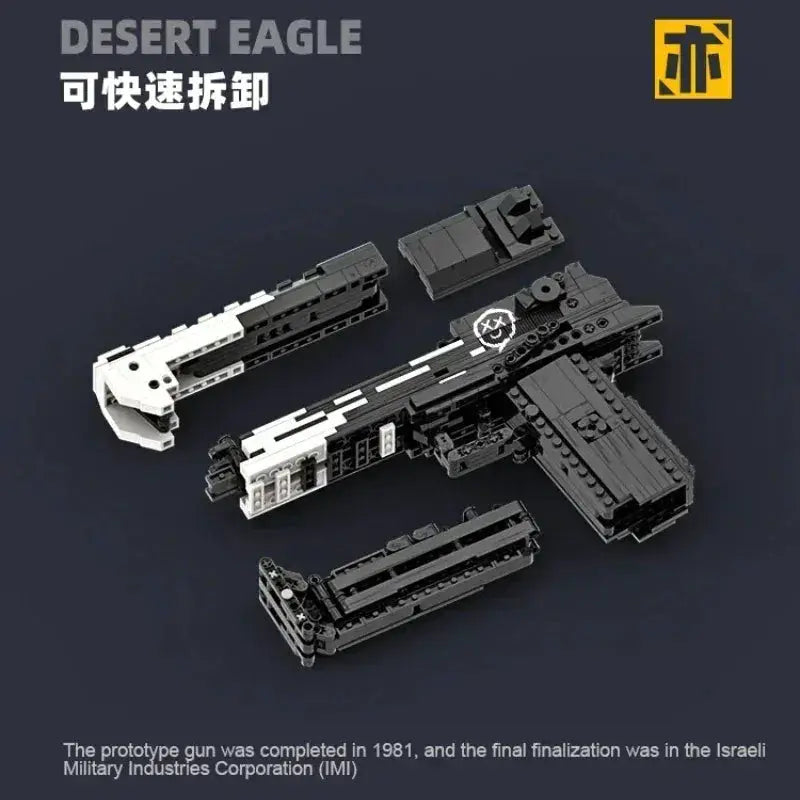 Lego Compatible Desert Eagle Building Blocks Set Eight Types - ToylandEU