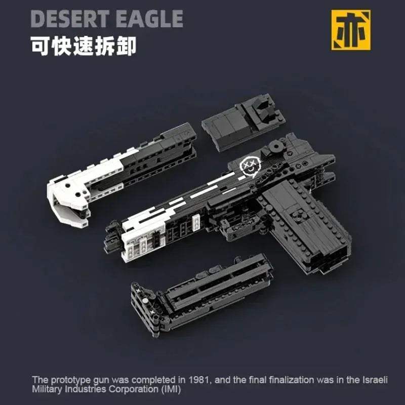 Lego Compatible Desert Eagle Building Blocks Set Eight Types - ToylandEU
