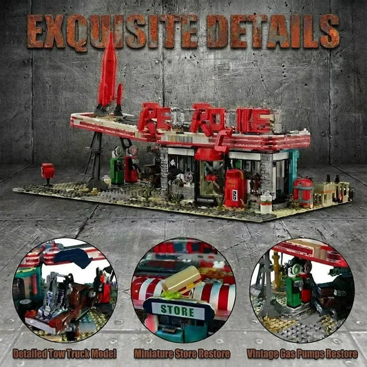  Lego Compatible Doomsday Gas Station Creative Kit -  ToylandEU™