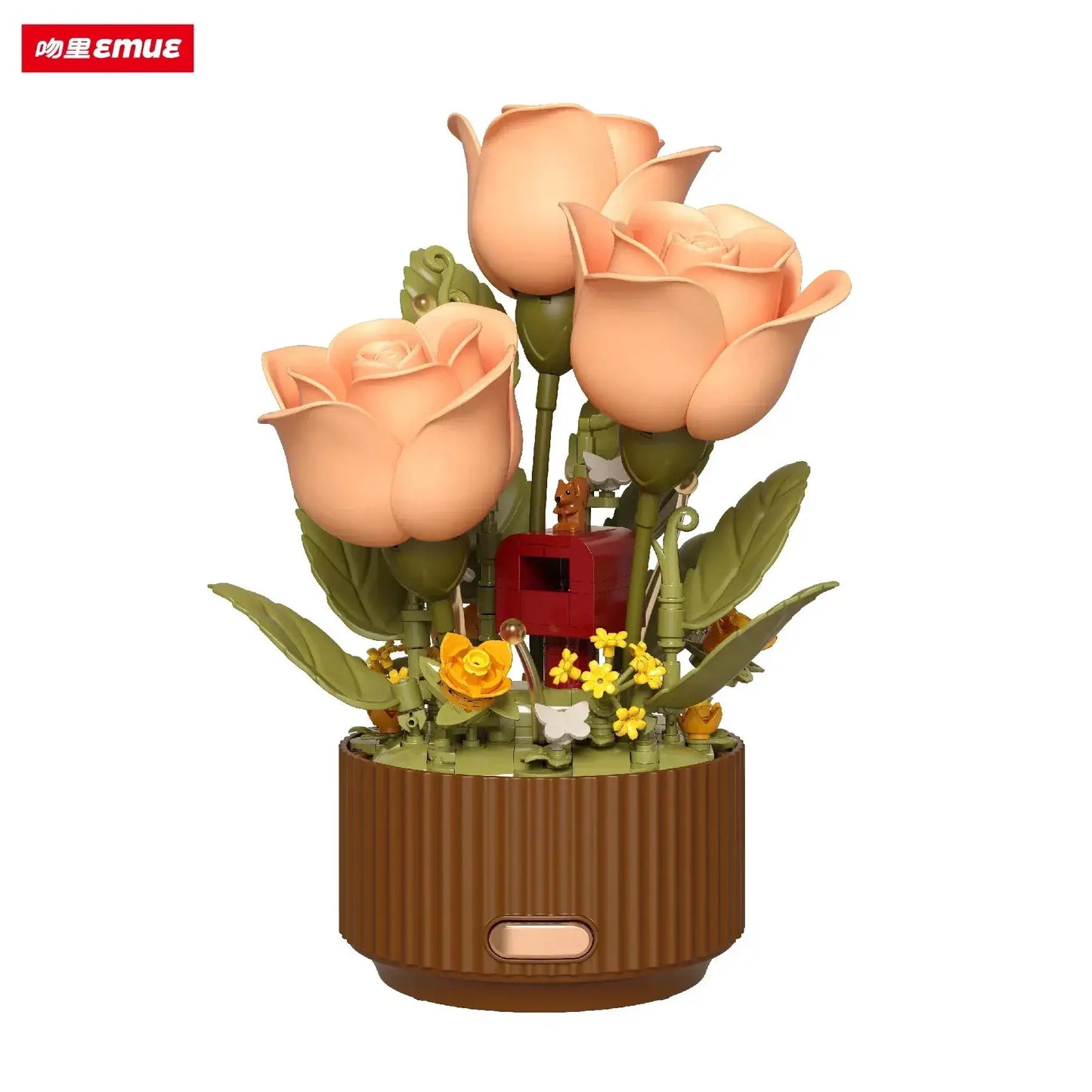 Lego Compatible Electric Rose Bouquet Building Blocks Set - ToylandEU