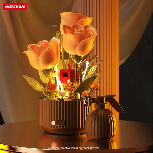  Lego Compatible Electric Rose Bouquet Unisex Gift Idea -  ToylandEU™