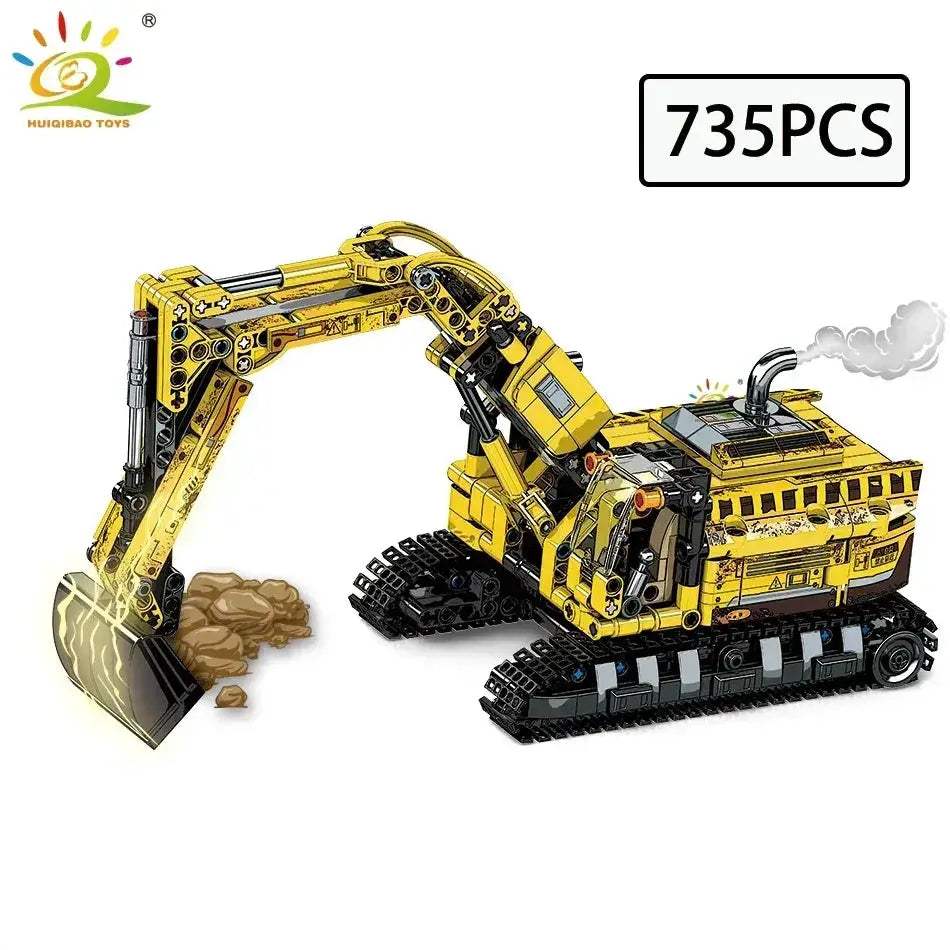 Lego Compatible Engineering Truck Building Block Set For Kids - ToylandEU