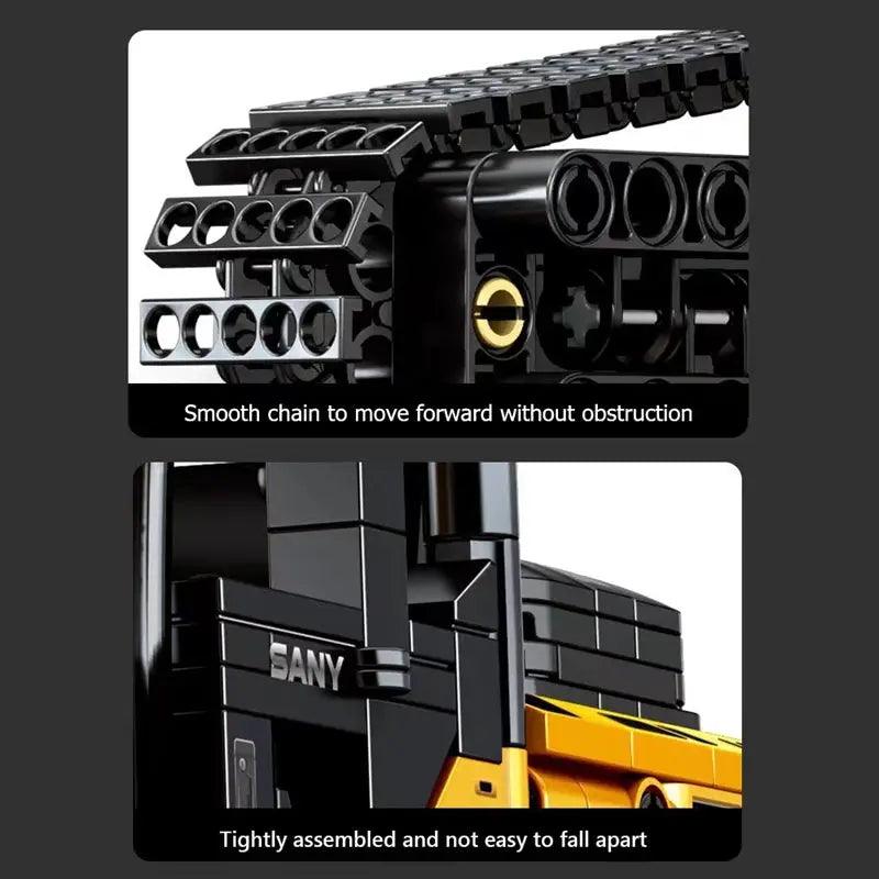  Lego Compatible Excavator Building Blocks Stem Toy -  ToylandEU™