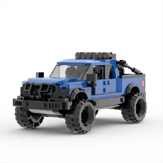 421pcs MOC Forded F150 RAPTOR 8wide City Champions Model Building Blocks Construction Toys Christmas Gifts Education Brick Kids - ToylandEU