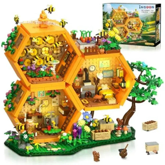  Lego Compatible Farm Bee House Kit With Lights -  ToylandEU™