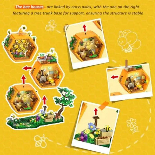  Lego Compatible Farm Bee House Kit With Lights -  ToylandEU™