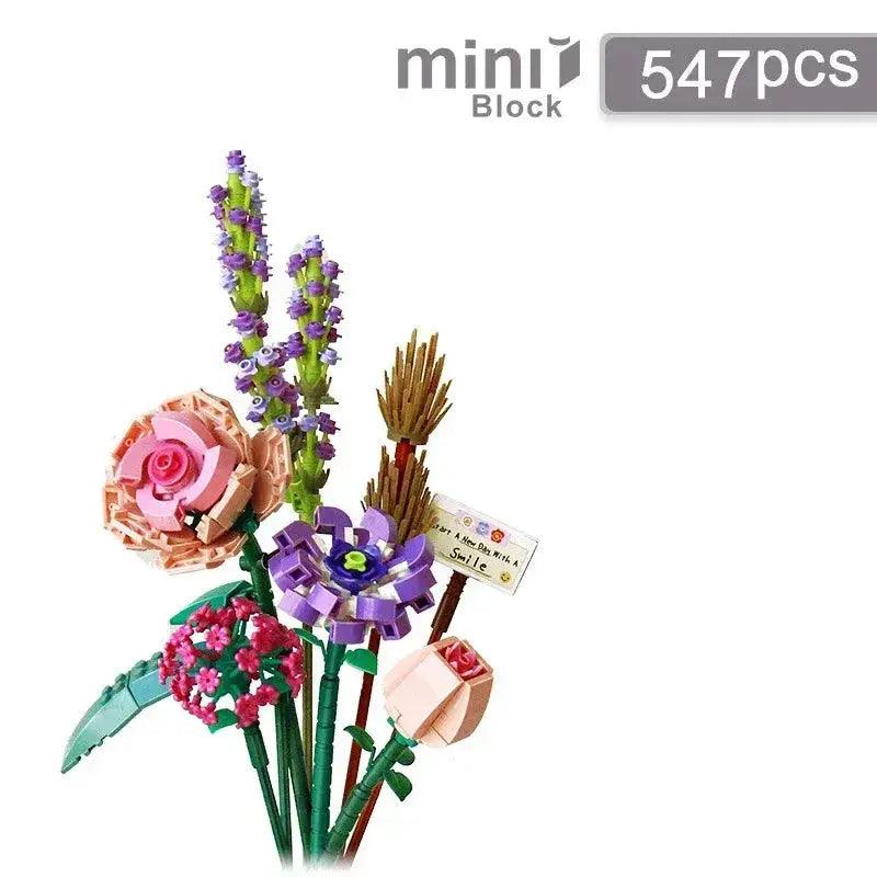  Lego Compatible Flower Block Set Mini For Creative Play -  ToylandEU™