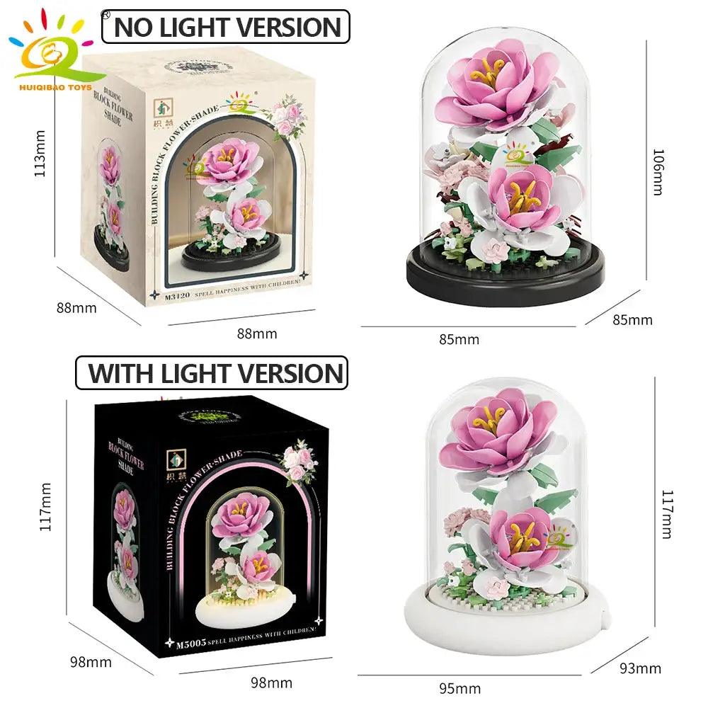  Lego Compatible Flower Bouquet Block Set Desk Display -  ToylandEU™