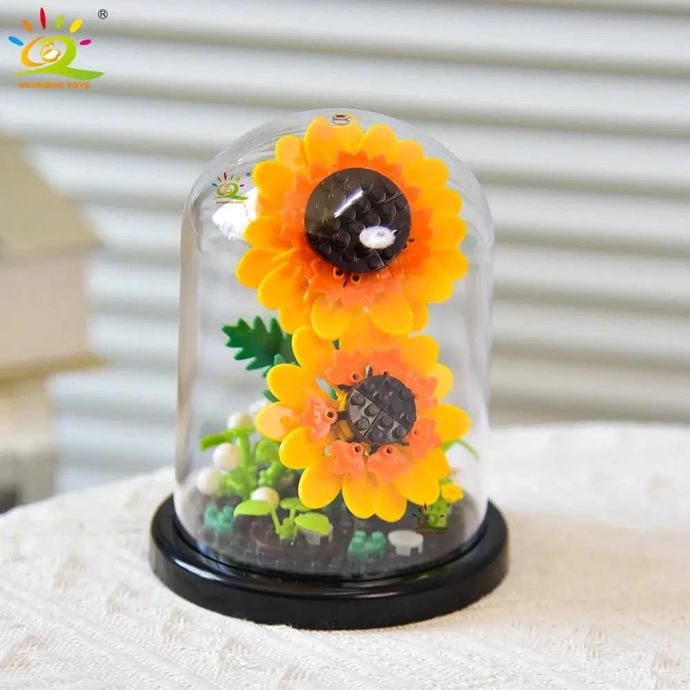  Lego Compatible Flower Bouquet Block Set Desk Display -  ToylandEU™