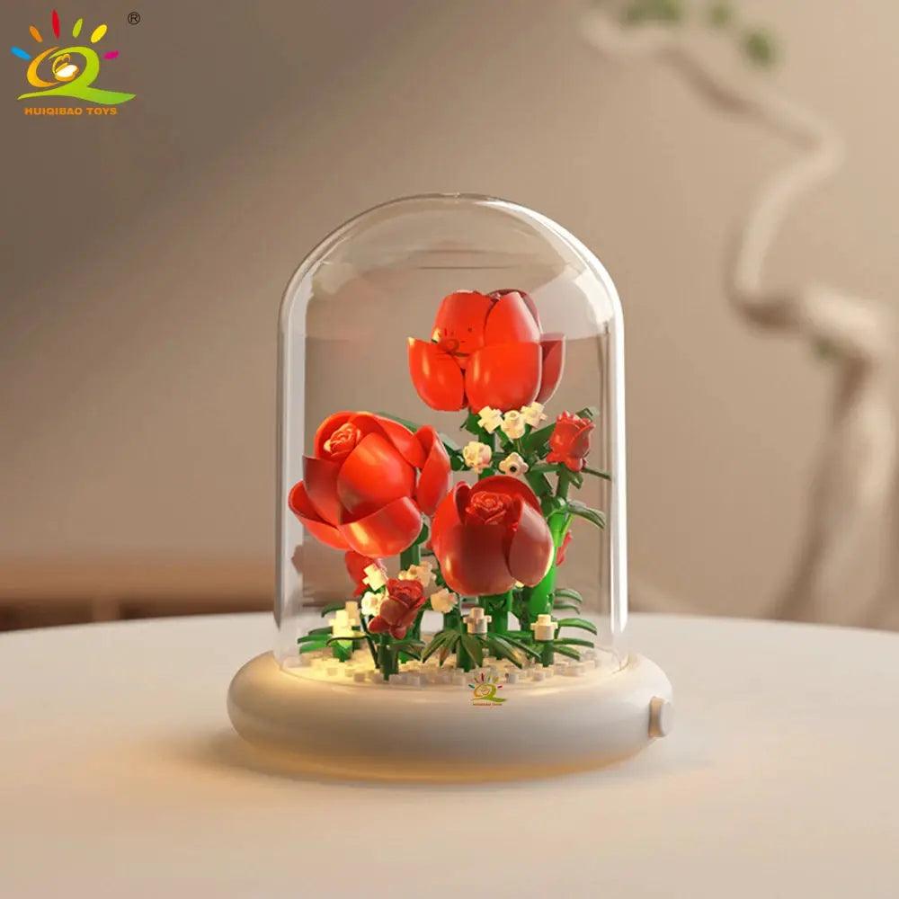  Lego Compatible Flower Bouquet Block Set Desk Display -  ToylandEU™
