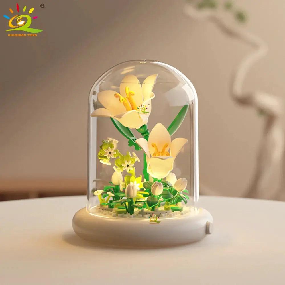  Lego Compatible Flower Bouquet Block Set Desk Display -  ToylandEU™