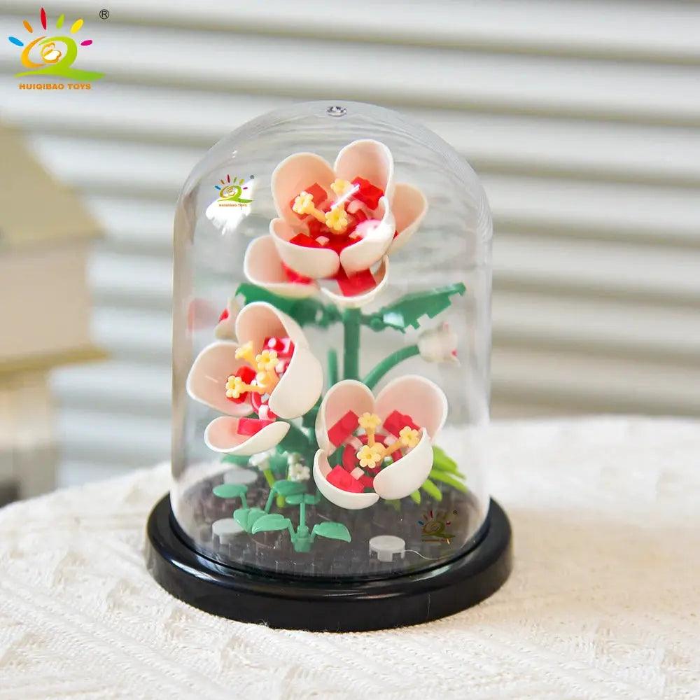  Lego Compatible Flower Bouquet Block Set Desk Display -  ToylandEU™