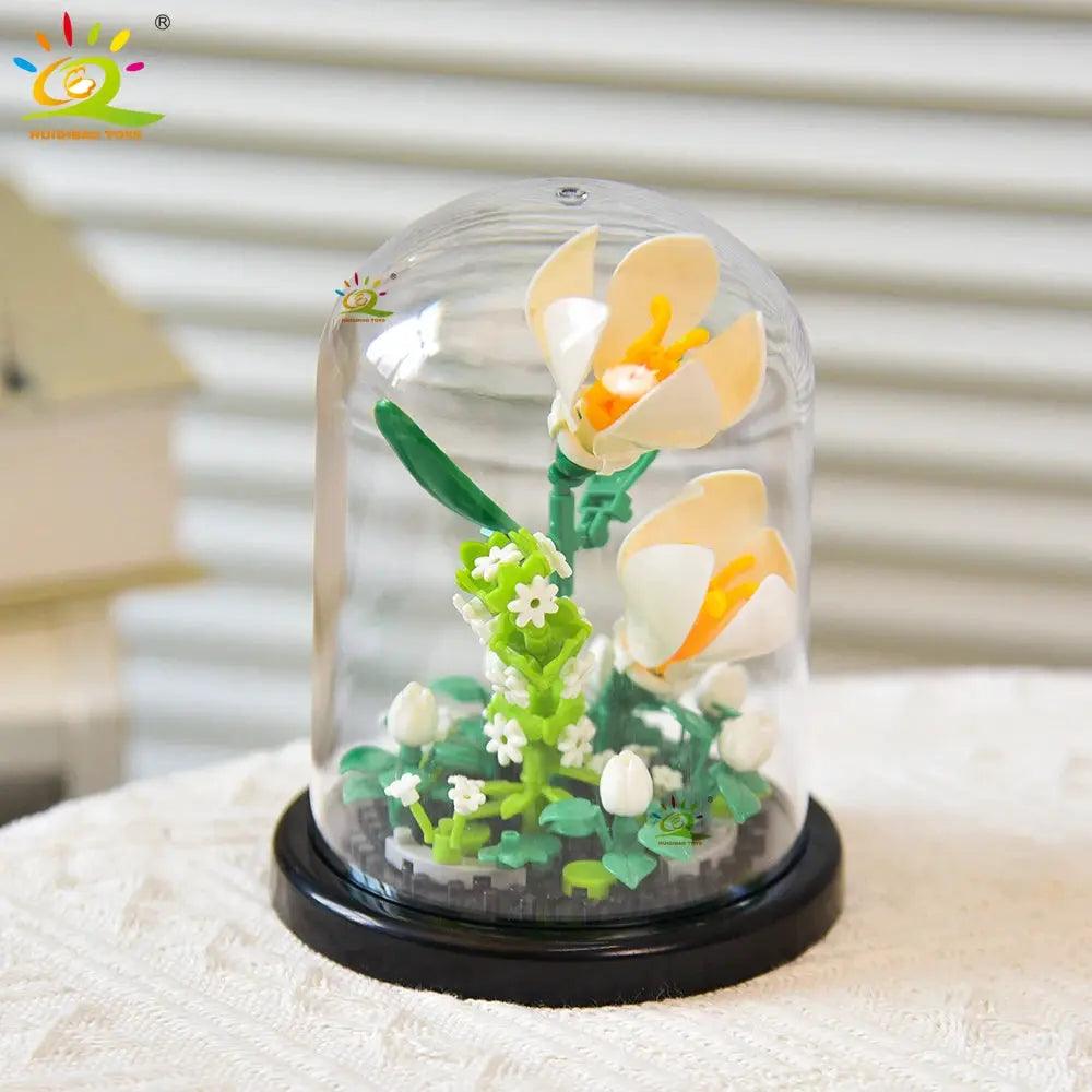  Lego Compatible Flower Bouquet Block Set Desk Display -  ToylandEU™